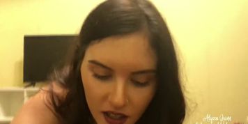Slutty Babe Alyssa Quinn gets her Hairy Pussy Pounded Hard -IMWF
