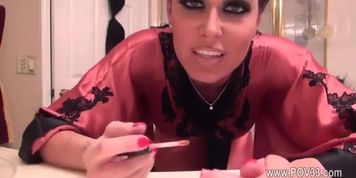 Sexy POV and stocking in hardcore action