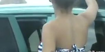 2 candid Teen friends in Bikini's