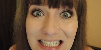 Cum on my face eyes wide open