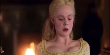 ELLE FANNING lesbian BELINDA BROMILOW - pussy licking under skirt oral sex