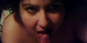 Fat Chubby Fuckfriend morning blowjob with Cum swallow