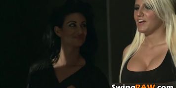 Couples get together for some couple swapping action