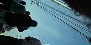 boso sexy girl in green skirt black panties upskirt