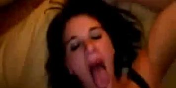 Facial for my cum eyed girlfriend Tammy
