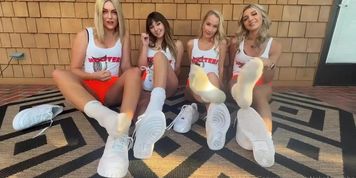 Hooters Girls Feet &Amp; Boobs Joi