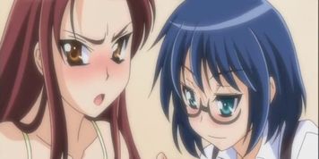 two girls fight for the same guy  Hentai uncensored