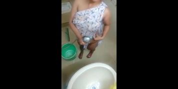 Bathroom nude girl