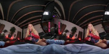 VR Conk captain marvel cosplay parody blonde MiLF VR Porn