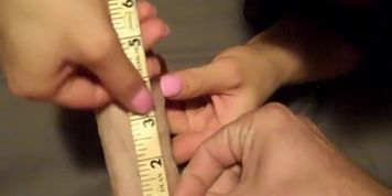 She measures and Humiliates my 7 inch dick then wants big 8 inch sleeve. - SPH w/ facial ending