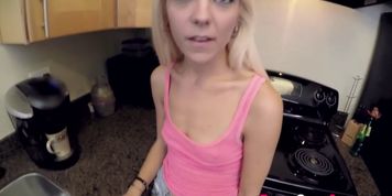 INNOCENT HIGH - Tiny teeny cum face pov