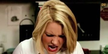 Carrie Keagan Sexy Scene  in Attack Of The Show!