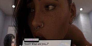 PANDORA'S BOX #16: TWO LESBIAN SWINGERS HAVING FUN WITH A STRAP-ON (GAMEPLAY)