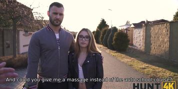 HUNT4K. Cheater&iuml;&iquest;&frac12;s Driving Lesson with Rika Fane
