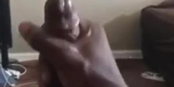 Memphis Dick Jerks Off 10 Inch Cock And Cum Hard