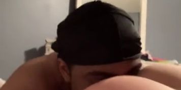 Black Dude Eats Fat White Girl Ass