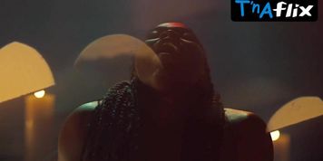 Yetide Badaki Breasts,  Butt Scene  in American Gods