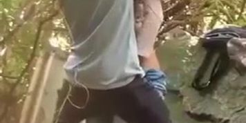 Boyfriend Sex Gf In Park, Outside Sex