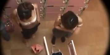 Hidden camera in a locker room