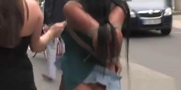 Big boobs slave slut in public fucking