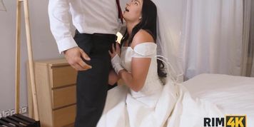RIM4K. Wedding night is far away but sex and asslicking is right here (Beauty Dior, Leanne Lace)
