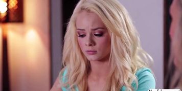 Blonde Brandi Love and gorgeous Elsa Jean insane lesbi sex