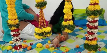Romantic night adorned with flowers remembered fondly