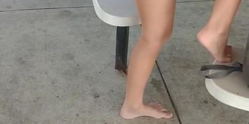 Candid Swim Team Girls feet (Pt2)