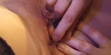 Two lesbians and gold pussy toy