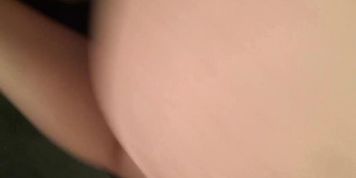 Whore sucks her cream off cock