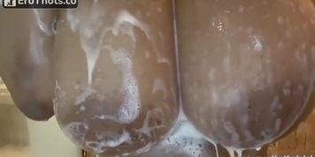 Persephani soaping tits