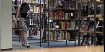 Braless at the library