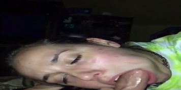 Sloppy Closeup Blowjob