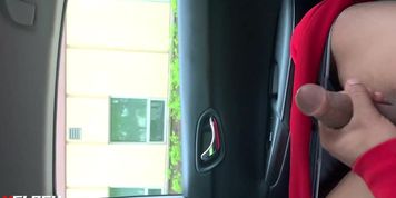 Car flash slow motion
