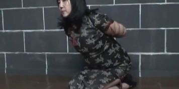 Mature Prisoner In Rope