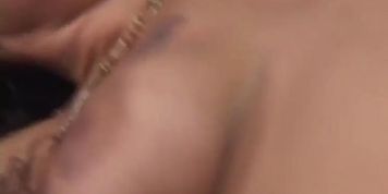 Busty milf gives head and gets banged on couch (Dark Dick)