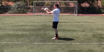 Men throwing balls