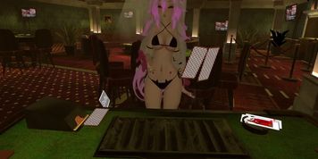 Bunny Girl loses everything while gambling [VRchat ERP] Intense moaning, nudity, lesbian scissoring
