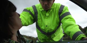 JIM SLIP - Euro milf fucked by carpark security gaurd