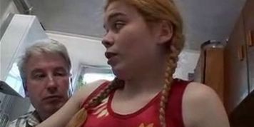 Tiny Hairy Teen Gets Her Ass Fucked And Pussy Creamed