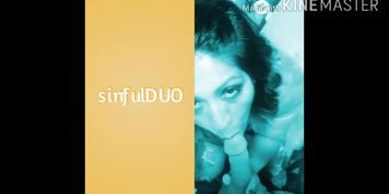 Fun homemade PORN MUSIC VIDEO of stepsis blowing her stepbrother at work.              #sinfulduo