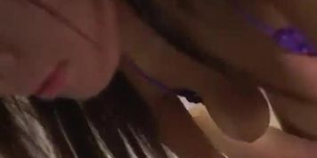 Busty Japanese with cum inside
