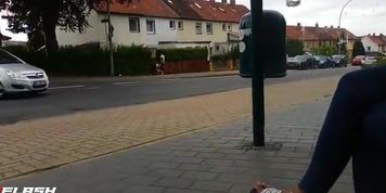 Flash 2 Teens At Bus Stop 2/4