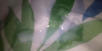 Big cum load on my blanket