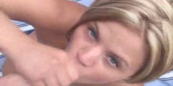 Blondie Sucking Cock At The Backyard