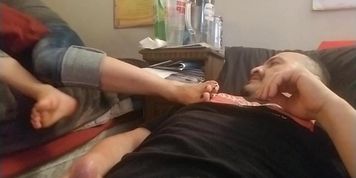 feet on face jerkoff and cum shot on soles
