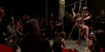 Bound slave dp fucked in public (Amy Brooke, James Deen, Princess Donna)