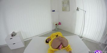 VR Nicole Love masturbates in a pikachu outfit