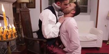 Tattoo gay flip flop and facial cum