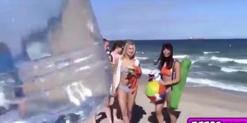 Gina Valentina, Kobi Brian and other hot babes on the beach (Gina Valentino)
